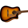 Guitarra Electroacústica Fender Redondo Player, Sunburst
