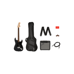 Paquete de Guitarra Eléctrica Squier Affinity Series Stratocaster HSS / Amp Frontman 15G