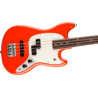 Bajo Eléctrico Fender Player II Mustang Bass PJ, Rosewood, Coral Red