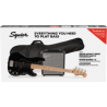 Paquete Bajo Eléctrico Squier Affinity Series Precision Bass PJ Pack, Maple Fingerboard, Black, Funda, Rumble 15