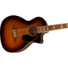 Bajo Electroacústico Fender Kingman Bass, Walnut Fingerboard, Black Pickguard, Shaded Edge Burst