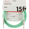 Cable Fender (4.5m) Original Series Instrument Cable, 15', Surf Green