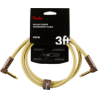 Cable Fender 90cm Deluxe Series Instrument Cable, Angle/Angle, , Tweed