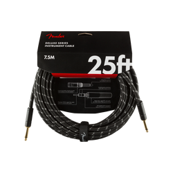 Cable Fender Deluxe Series Instrument, 7.5m , Black Tweed