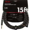 Cable Fender Deluxe Series Instrument, L ,4.5m,  Black Tweed