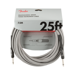 Cable Fender Professional Series ,25', White Tweed