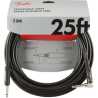 Cable Fender Professional Series Instrument Cables, Straight/Angle, 7.5m, Black