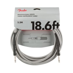 Cable Fender Professional Series, 18.6', White Tweed (5.5m)