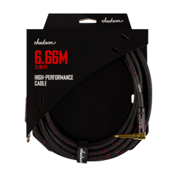 Cable para Instrumento, Jackson High Performance BLK/RED (6.66 m)