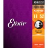 Cuerdas Elixir Phosphor Bronze Nanoweb 11-52