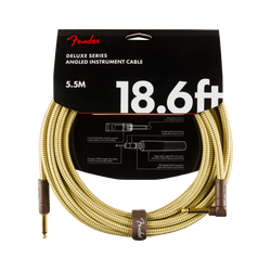 Deluxe Series Instrument Cable, Straight/Angle, 5.5 Tweed