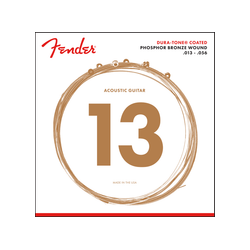 Cuerdas Fender 860M Phosphor Bronze Dura-Tone Coated 13-56