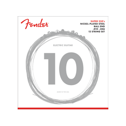 Cuerdas Fender Electric XII, Nickel Plated Steel, 10-46
