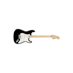 Guitarra Eléctrica Squier Affinity Series Stratocaster, Maple Fingerboard, White Pickguard, Black