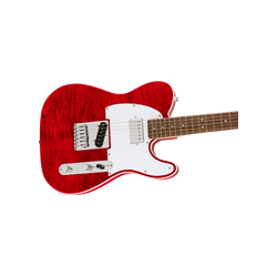 Guitarra Eléctrica Squier Affinity Series Telecaster FMT SH, Crimson Red Transparent