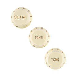 Stratocaster Soft Touch Knobs, Aged White