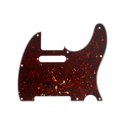 Pickguard, Telecaster 8-Hole Mount, Tortoise Shell, 4-Ply