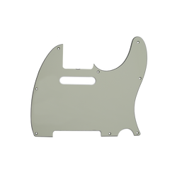 Pickguard, Telecaster, 8-Hole (Vintage-Style Pickup Mount), Mint Green, 3-Ply