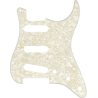 Pickguard, Stratocaster S/S/S, 11-Hole Mount, Aged White Pearl, 4-Ply