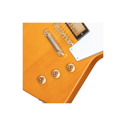 Guitarra Eléctrica Epiphone 1958 Korina Explorer (White Pickguard)