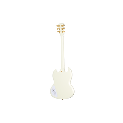Guitarra Eléctrica Epiphone Les Paul SG Custom con Maestro Vibrola, Classic White, Inspired by Gibson Custom