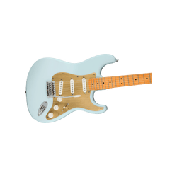 Guitarra Eléctrica Squier 40th Anniversary Stratocaster, Vintage Edition, Satin Sonic Blue