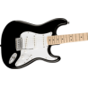 Guitarra Eléctrica Squier Affinity Series Stratocaster, Maple Fingerboard, White Pickguard, Black